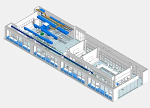 Architecture, MEP and furniture (Matterport example)