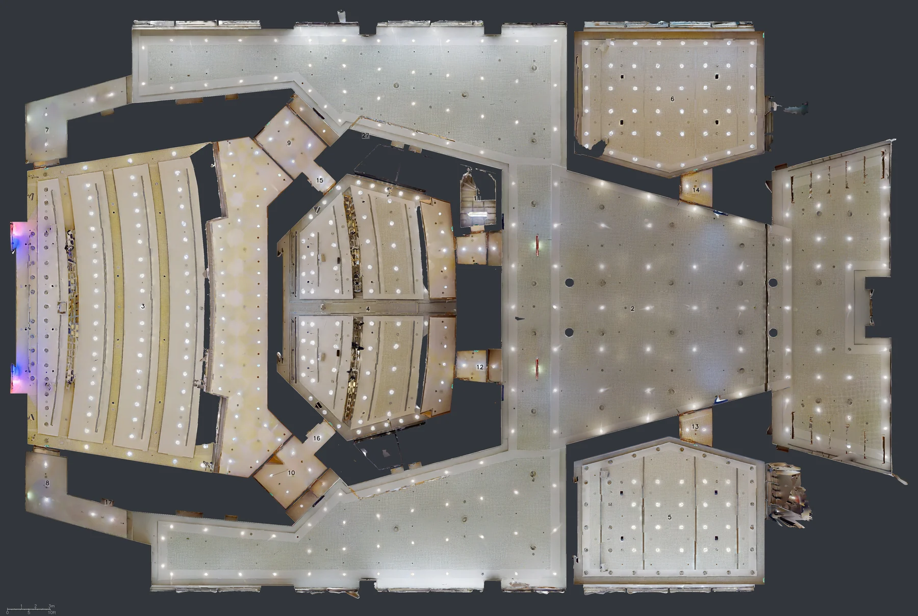 Reflected ceiling plan image from the same sample