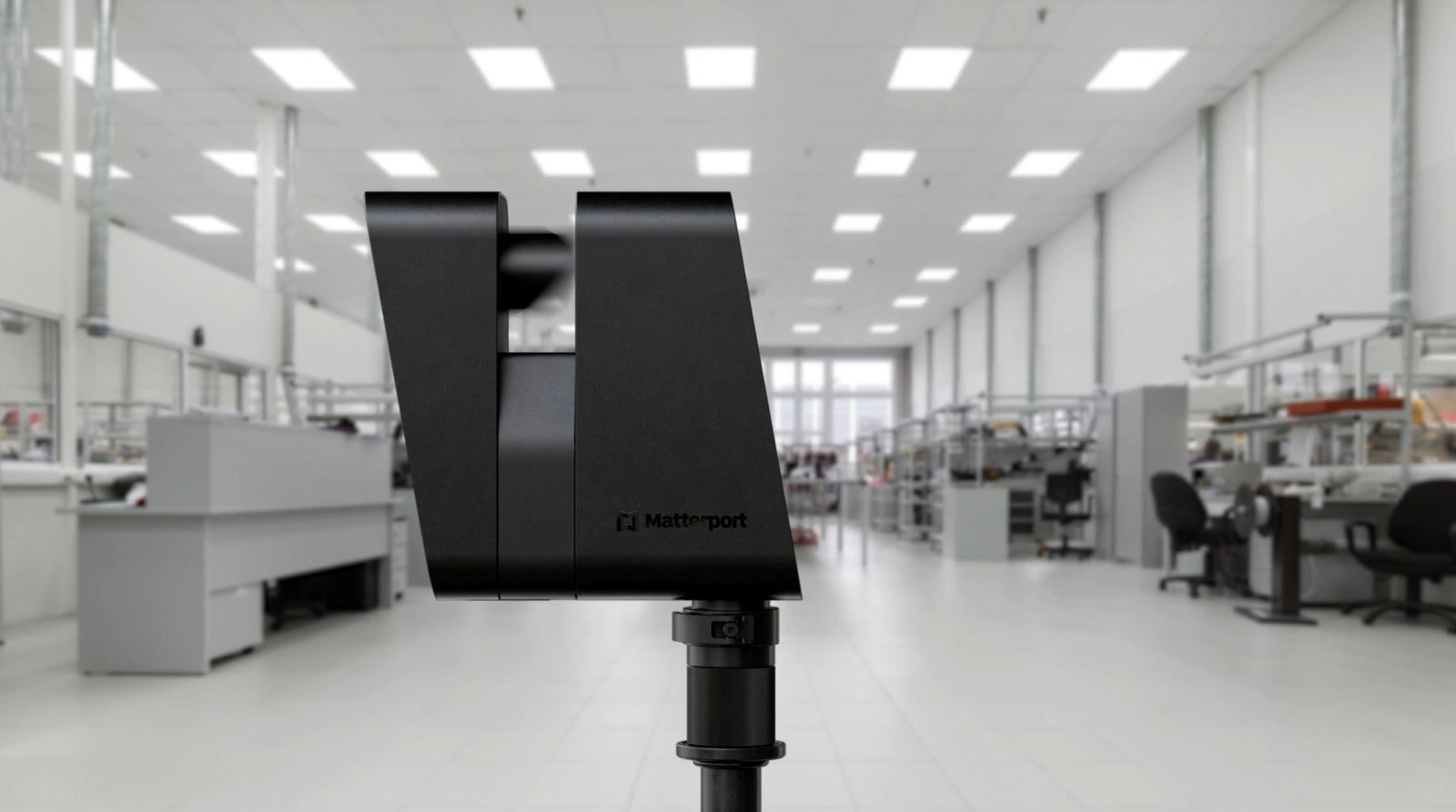 Matterport Pro3 camera on a tripod
