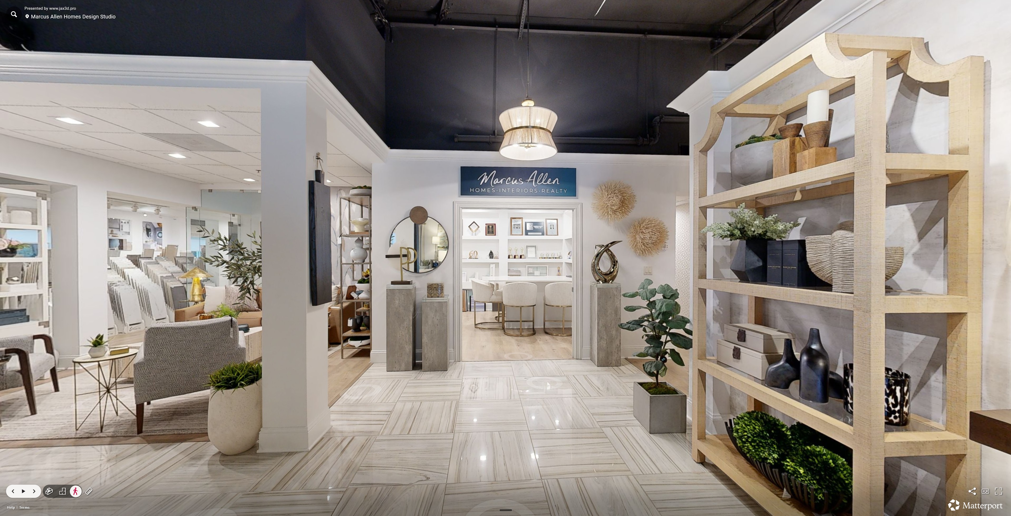 Marcus Allen Homes design studio - Matterport 3D tour