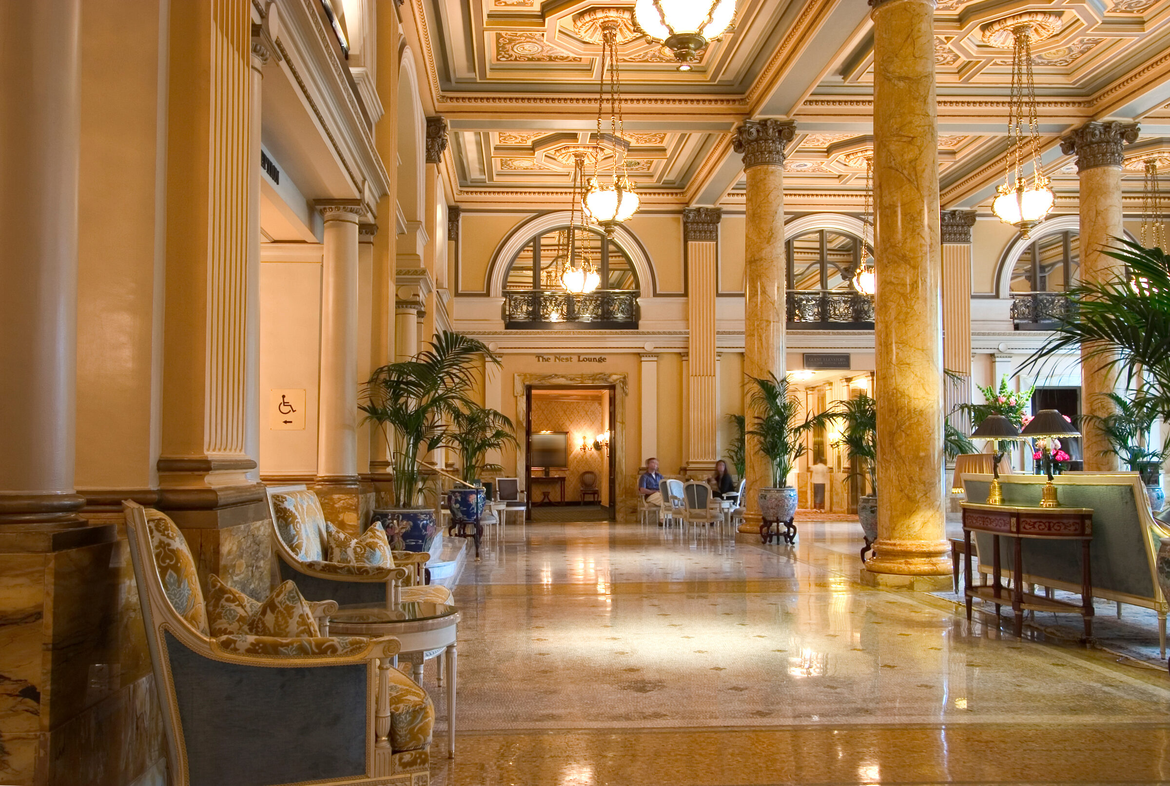 Classic hotel lobby interior - Matterport 3D tours for hotels and venues in Northeast Florida