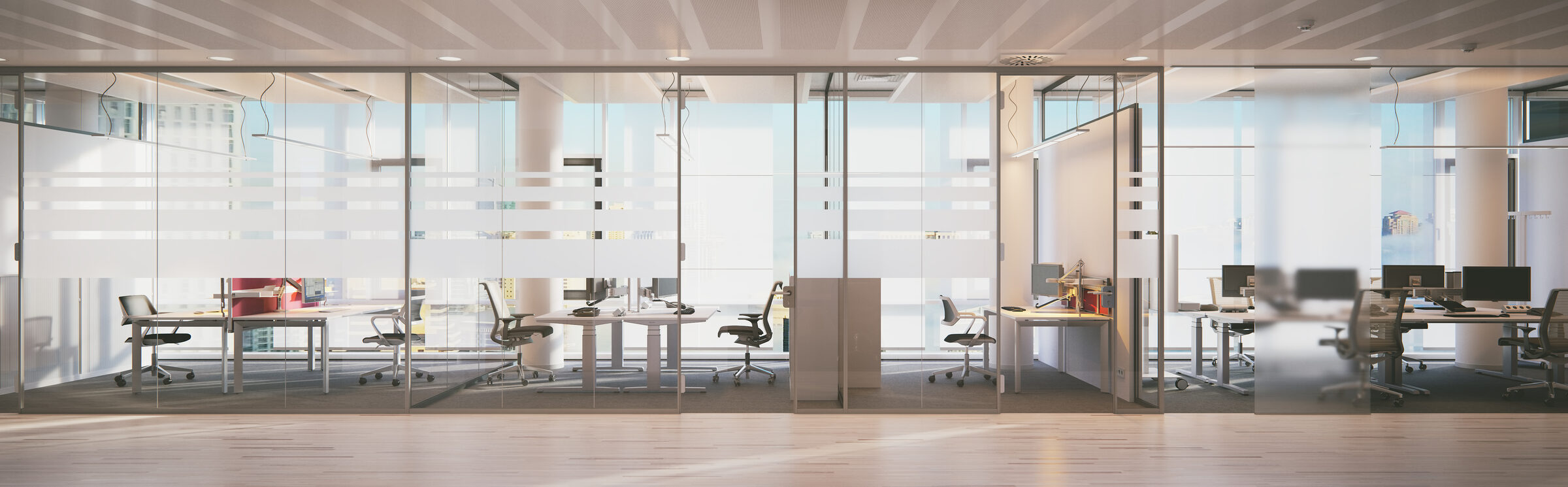 Modern medical office reception